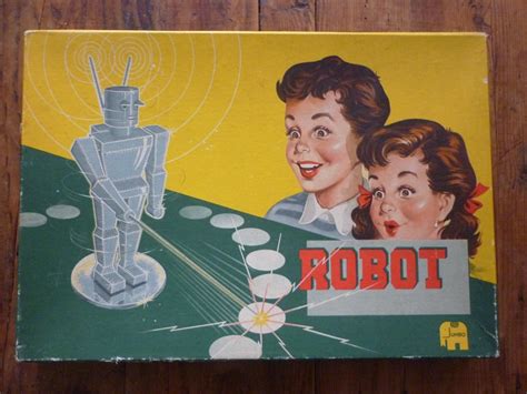 Jeu Du Robot De Marque Jumbo Années 1950 Broc En Guche