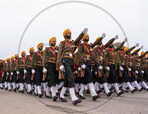 Image Of Indian Army Para Commandos Doing Rehearsals For Republic Day