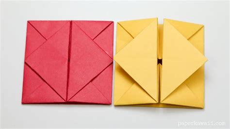 It's made using two sheets of paper. Origami basteln - Briefe und Geld hübsch verpacken | Briefumschlag basteln, Briefumschlag falten ...