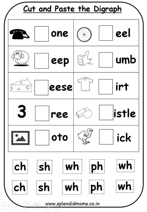 Digraph Worksheet Packet Ch Sh Th Wh Ph By My Teaching Pal Finish The