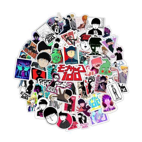 Pack 50 Stickers Mob Psycho 100