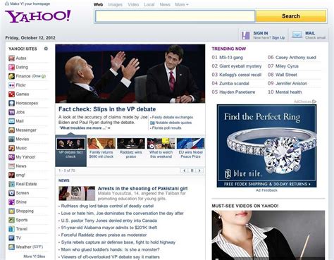 Yahoo Launches New Home Page Design