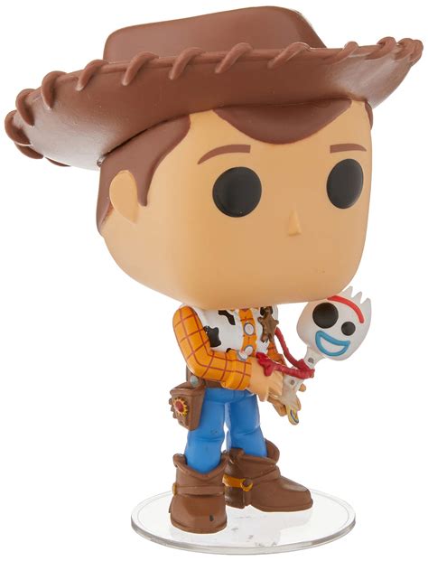 Buy Pop Funko Disney Pixar Toy Story 4 Sheriff Woody Holding Forky