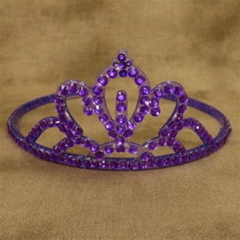 Purple Princess Tiara Purple Wedding Princess By Avcustomdesigns