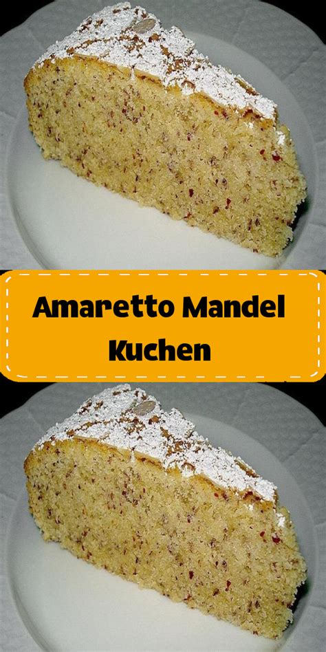 Die speisestärke mit dem backpulver und dem mehl mischen und während des rührens löffelweise unterheben, amaretto unterrühren. Amaretto Mandel Kuchen in 2020 | Gourmet rezepte, Kuchen ...