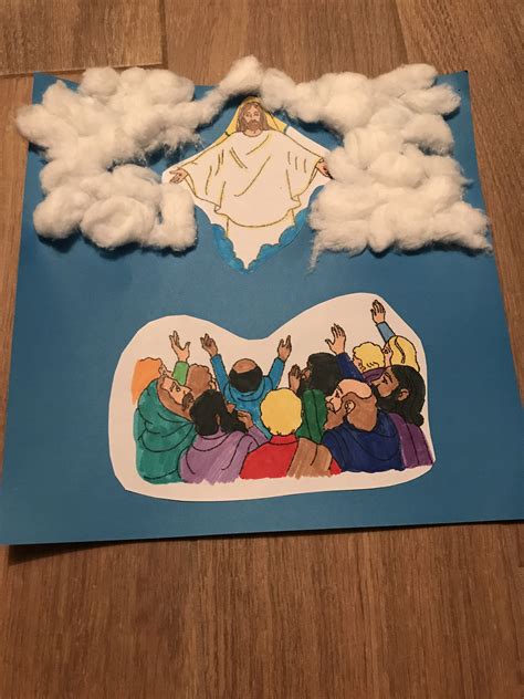 Jesus Ascension Craft Bible Crafts Preschool Sunday School Crafts