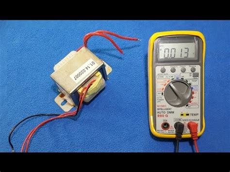 How to test a transformer on a furnace. How to test a transformer with digital multimeter and ...