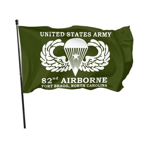 Us Army 82nd Airborne Fort Bragg North Carolina Flags 3 X 5ft 100d
