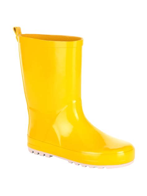 John Lewis And Partners Childrens Wellington Boots Yellow At John Lewis