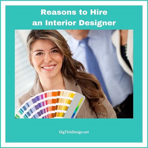 Excellent Reasons To Hire An Interior Designer For Your Home Dig This
