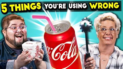 5 Everyday Objects Youre Using Wrong Youtube