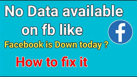 How To Fix Facebook Bug No Data Available On Facebook Likes 2022 No Data Available Bug On Fb