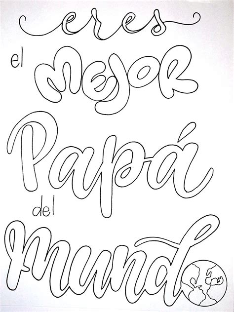 Moldes De Letras Papa Hand Lettering Happy Father S Day Auf Spanisch The Best Porn Website