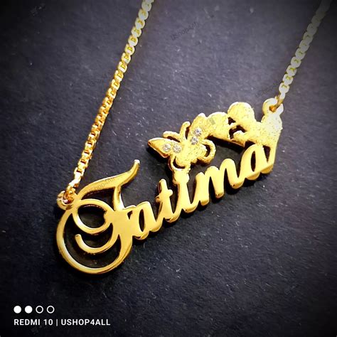 Customize Name Goldsilver Plated Locket In Pakistan Ushop4all
