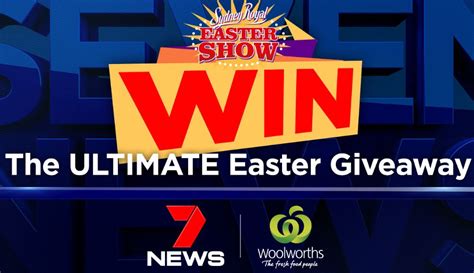 7news combines the trusted and powerful news brands including sunrise, the morning show, the latest, and. Channel 7 News Easter Show Competition (7news.com.au ...