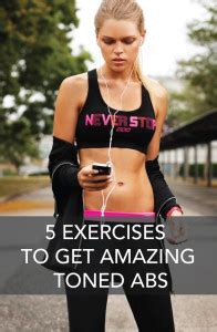 Exercises To Get Amazing Toned Abs Shealthplus