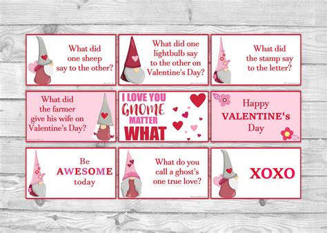 Printable Valentine Lunch Box Notes School Lunch Notes Etsy