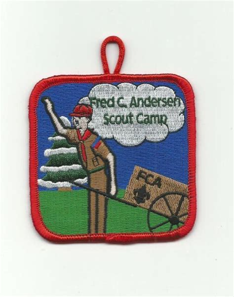 Scout Bsa 2016 Fred C Andersen Camp Patch Northern Star Council Mn Wi