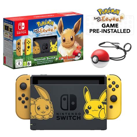 Nintendo Switch Lets Go Eevee Limited Edition Bundle Nintendo Switch Consoles Uk