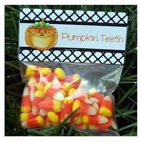 Pumpkin Teeth Treat Topper ~ Instant Download Treat Toppers