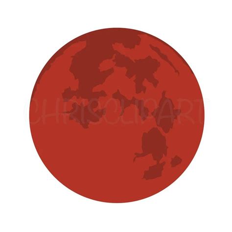 An Image Of The Moon In Red And Black