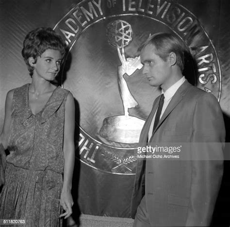 David Mccallum And Jill Ireland Attend The Emmy Awards In Los News