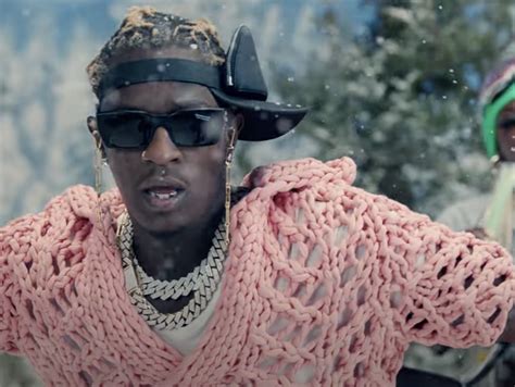Young Thug Battles Ice Cold Conditions In Ski Music Video
