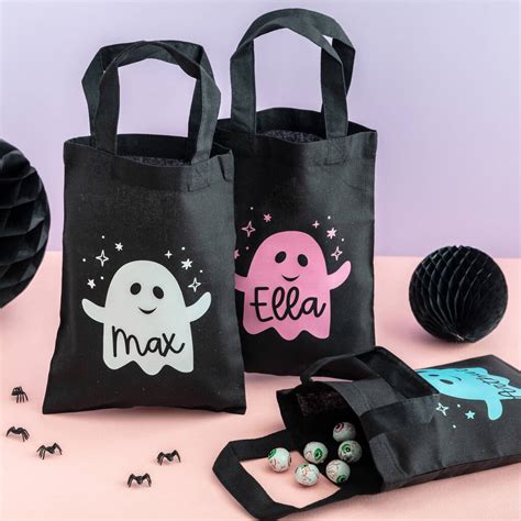 Personalised Halloween Ghost Trick Or Treat Bag By Postbox Party