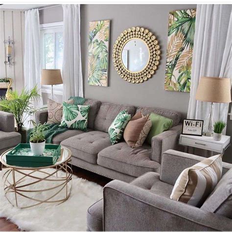 How To Decorate Living Room With Gray Sofa
