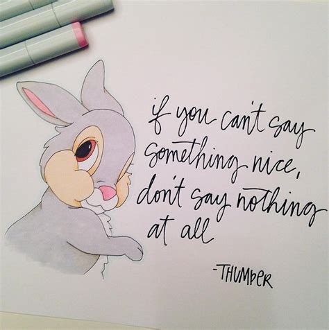 If You Cant Say Something Nice Dont Say Nothing At All Thumper
