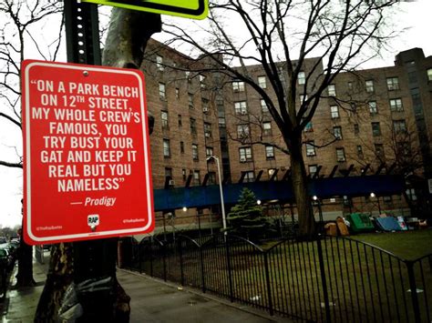 Rap Quotes Site Specific Street Art With Official Looking Signs