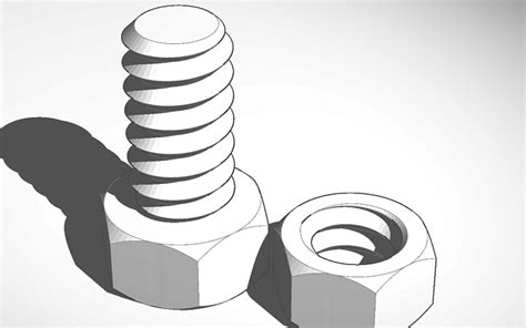Find great deals on ebay for nut and bolt assortment. 3D design Large Bolt and Nut | Tinkercad