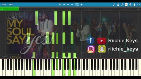 Sonnie Badu My Soul Says Yes Piano Tutorial Slower Youtube
