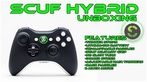 Scuf Gaming Hybrid Xbox 360 Controller Unboxing Youtube