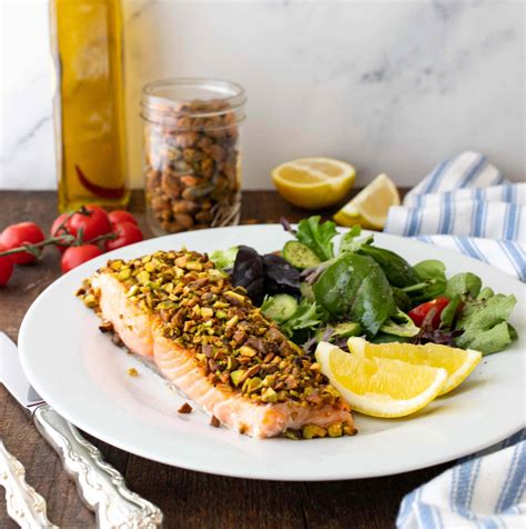 Pistachio Crusted Salmon A Wonderful Dinner Ready In Just 12 Minutes