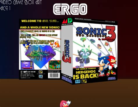 Sonic The Hedgehog 3 And Knuckles Genesis Box Art Cover By Ergo