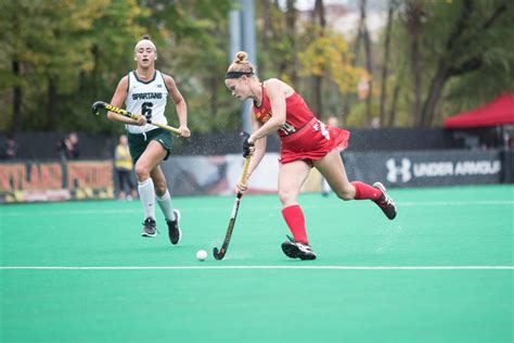 No 3 Maryland Field Hockey Opens Big Ten Play With Easy 5 1 Win Over Michigan State The