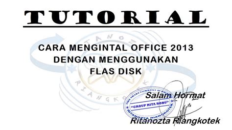 Jika bahasa yang digunakan tidak ditunjukkan di atas garis ganda, anda harus mengaktifkan bahasa pengeditan (aktifkan opsi spesifik bahasa) agar office mendeteksinya secara otomatis. Cara Menginstal Office 2013 dengan Flash Disk - YouTube