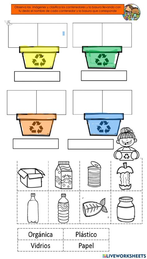 Actividad Online De Reciclar Para Preescolar En 2022 Actividades De