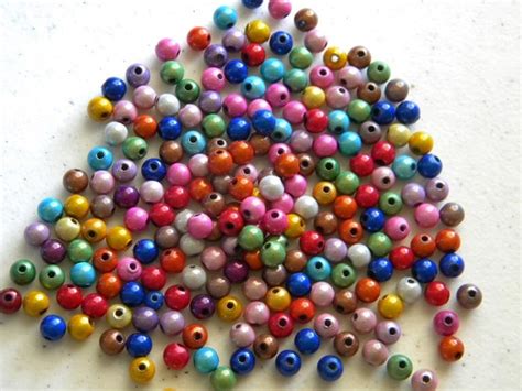 50 Round Miracle Beads 4mm By Jewelleryessentials On Etsy