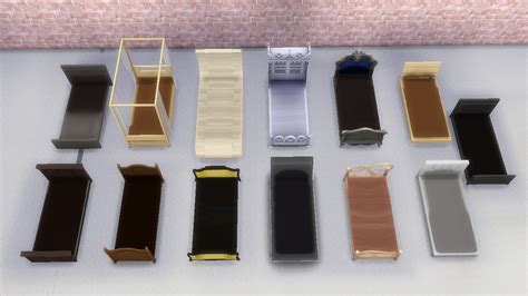 Sims 4 Ccs The Best Ea Bed Frames Toddler Size By Enure Sims 5ff