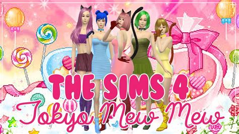 The Sims 4 Create A Sim Anime Character Tokyo Mew Mew Youtube