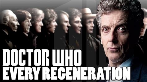 Dr Who Every Regeneration Hartnell 1963 Capaldi 2013 Tv Shows