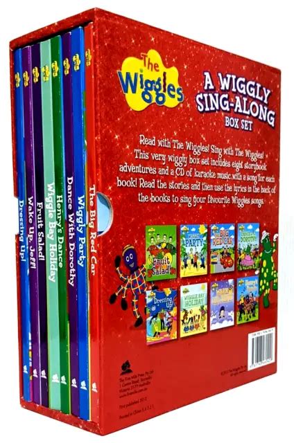 The Wiggles A Wiggly Sing Along Box Set A Cd And 8 Board Books Fun