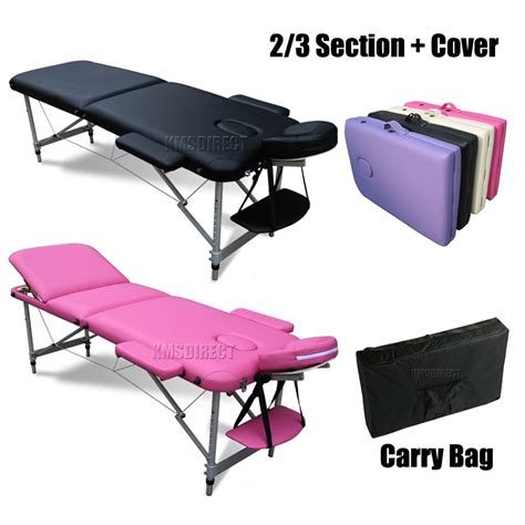 Foxhunter Portable Folding Massage Table Beauty Salon Tattoo Therapy Couch Bed Ebay