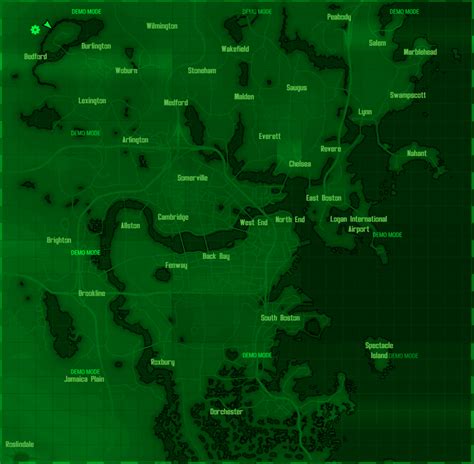 Mapa Fallout 4 Mapa