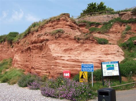 Cliffs At Budleigh Salterton Andy Peacock Geograph Britain And Ireland