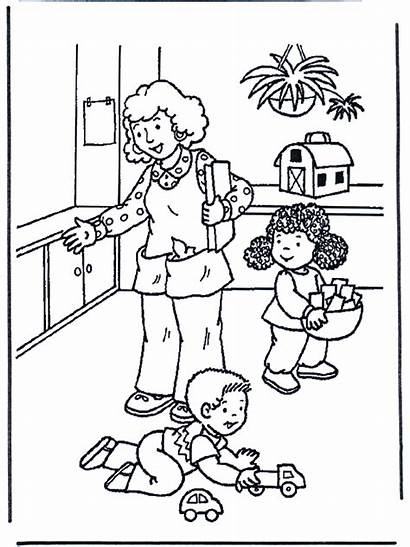 Coloring Toys Play Pages Children Playing Clipart