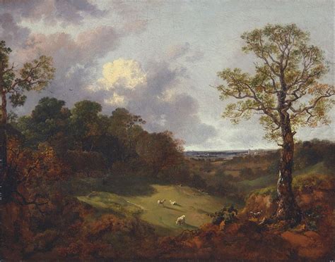 Thomas Gainsborough Wooded Landscape With A Cottage And Shepherd