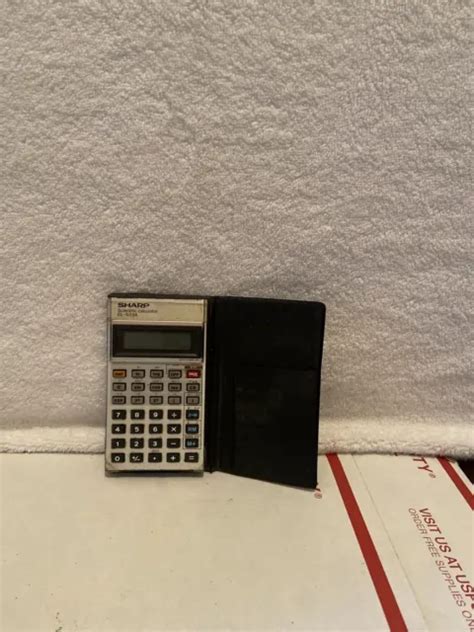 Vintage Sharp Scientific El 509a Pocket Calculator Works 995 Picclick